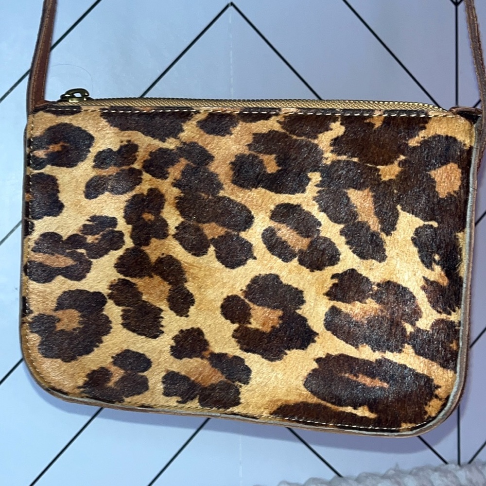 Madewell Calf Hair Purse- Cheetah Print!